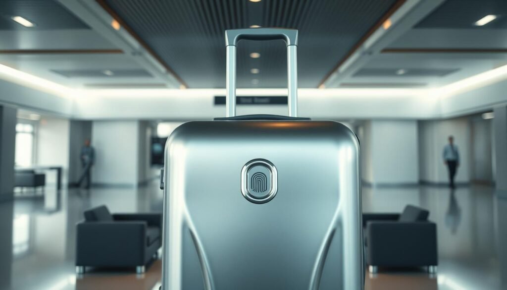 Smart Luggage with Biometric Security