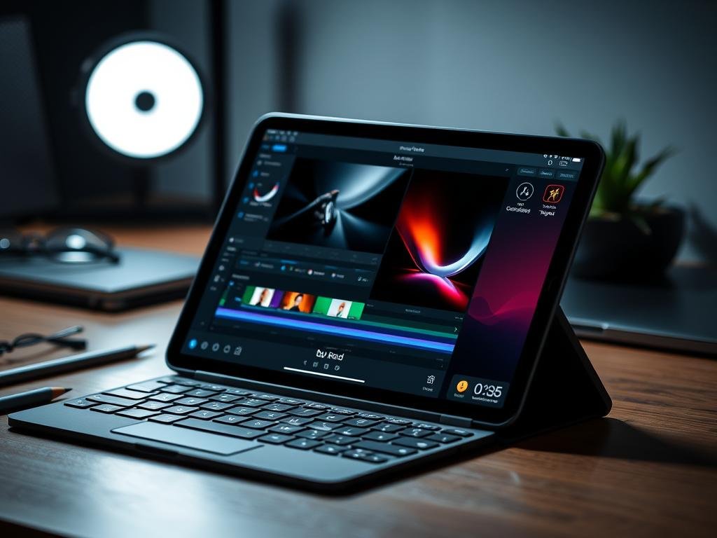 Apple iPad Pro M4 with Apple Pencil Pro showing professional creative work
