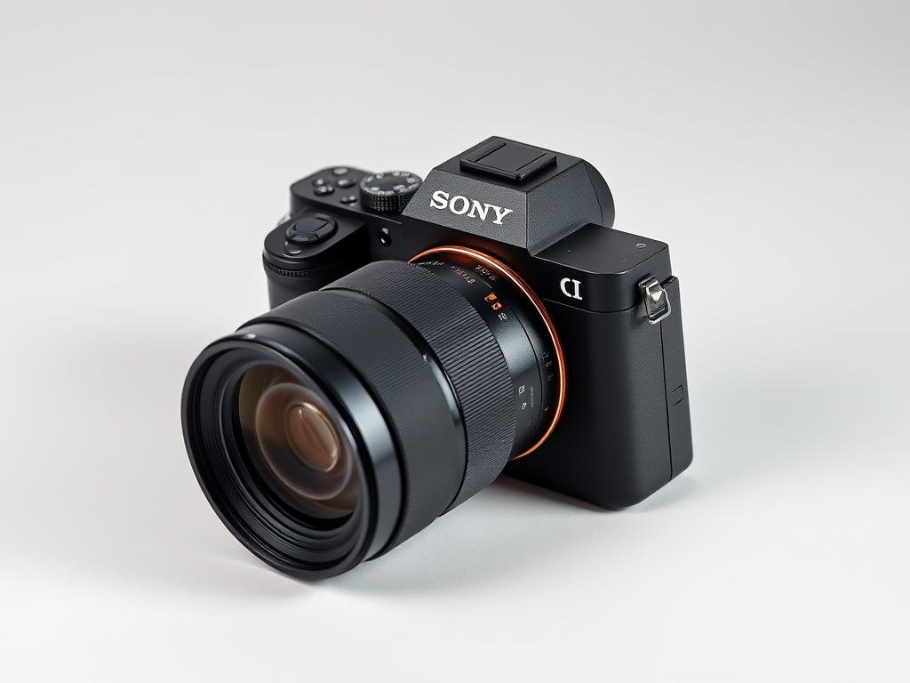 Sony Alpha a1 II mirrorless camera with attached lens, showcasing its professional design as one of the best photo cameras of 2025 Sony Alpha a1 II mirrorless camera with attached lens, showcasing its professional design as one of the best photo cameras of 2025