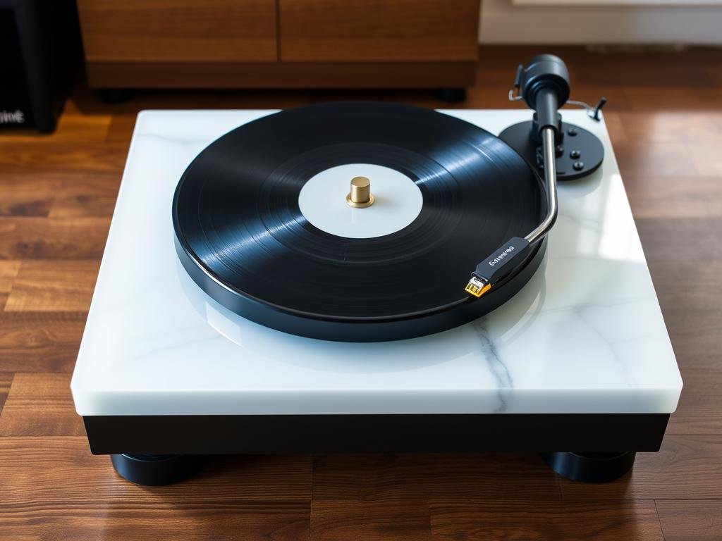 Fluance RT85 turntable with acrylic platter and Ortofon 2M Blue cartridge Fluance RT85 turntable with acrylic platter and Ortofon 2M Blue cartridge