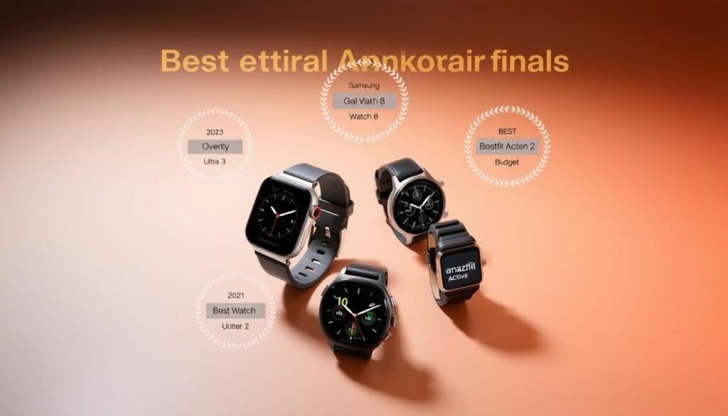 Collection of the top recommended smartwatches of 2025 arranged by category Collection of the top recommended smartwatches of 2025 arranged by category