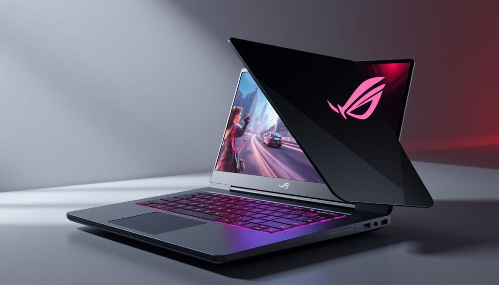 ASUS ROG Zephyrus G14 compact gaming laptop with slim design
