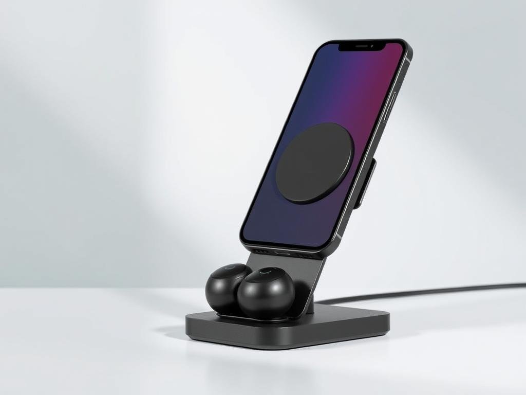 Anker MagGo 2-in-1 Stand wireless charger with phone and earbuds - best wireless charger 2025 overall pick