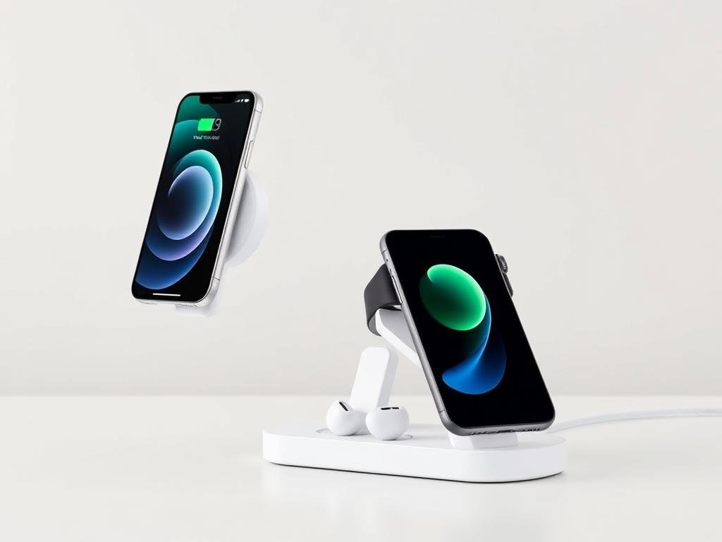 Belkin 3-in-1 Qi2 Charging Stand with phone, watch and earbuds - best wireless charger 2025 for multiple devices