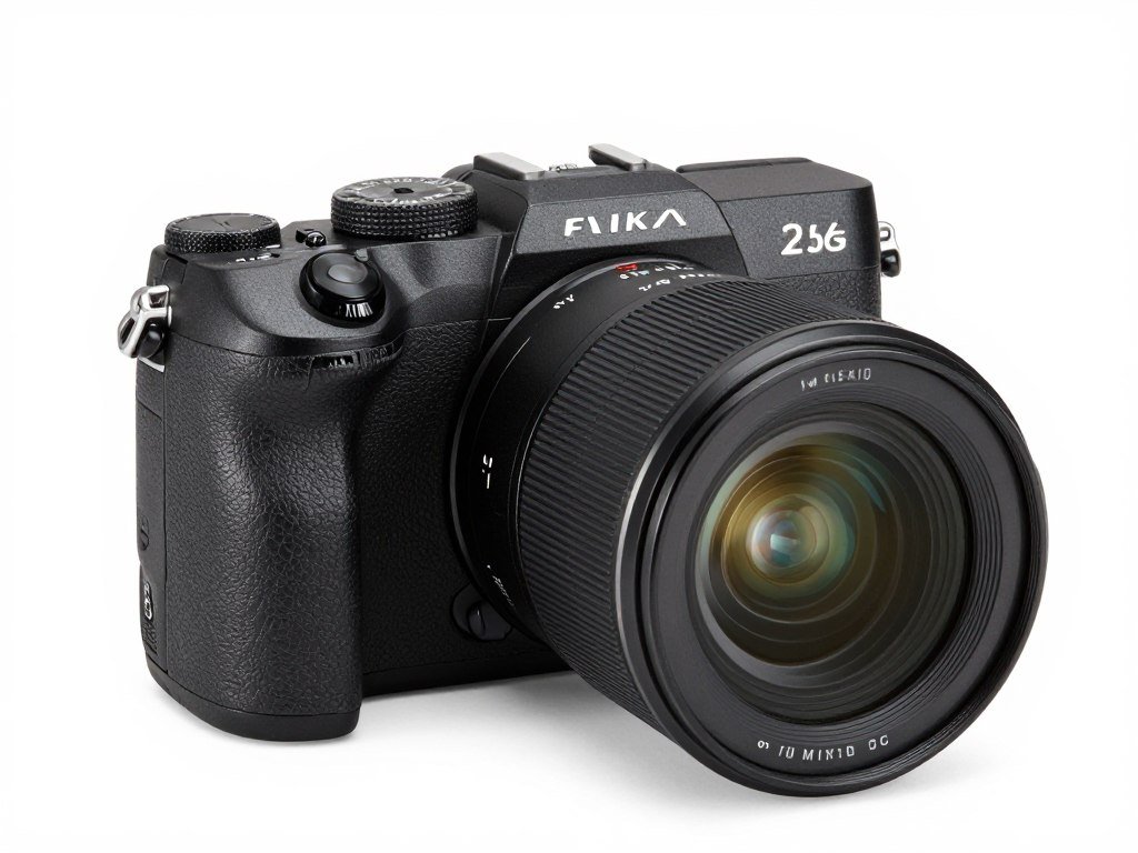 Mid-range mirrorless camera with professional lens