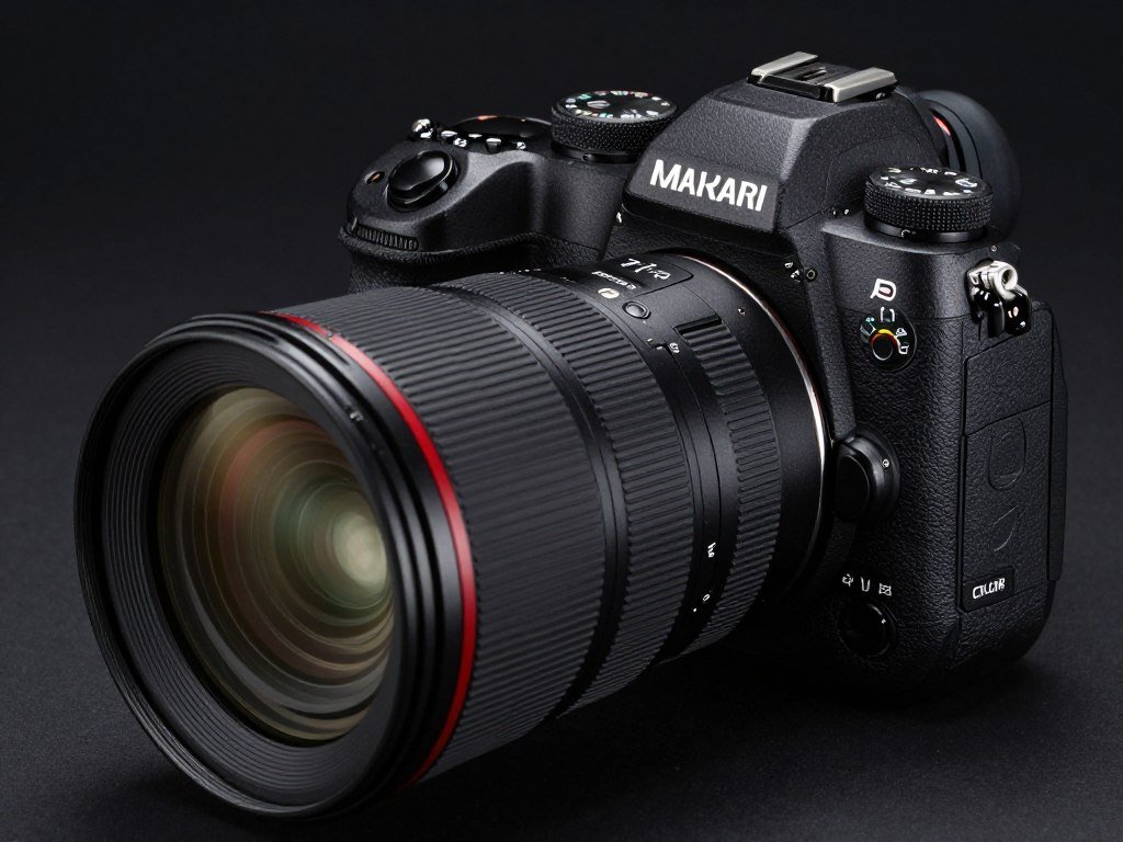 Professional full-frame camera with pro lens